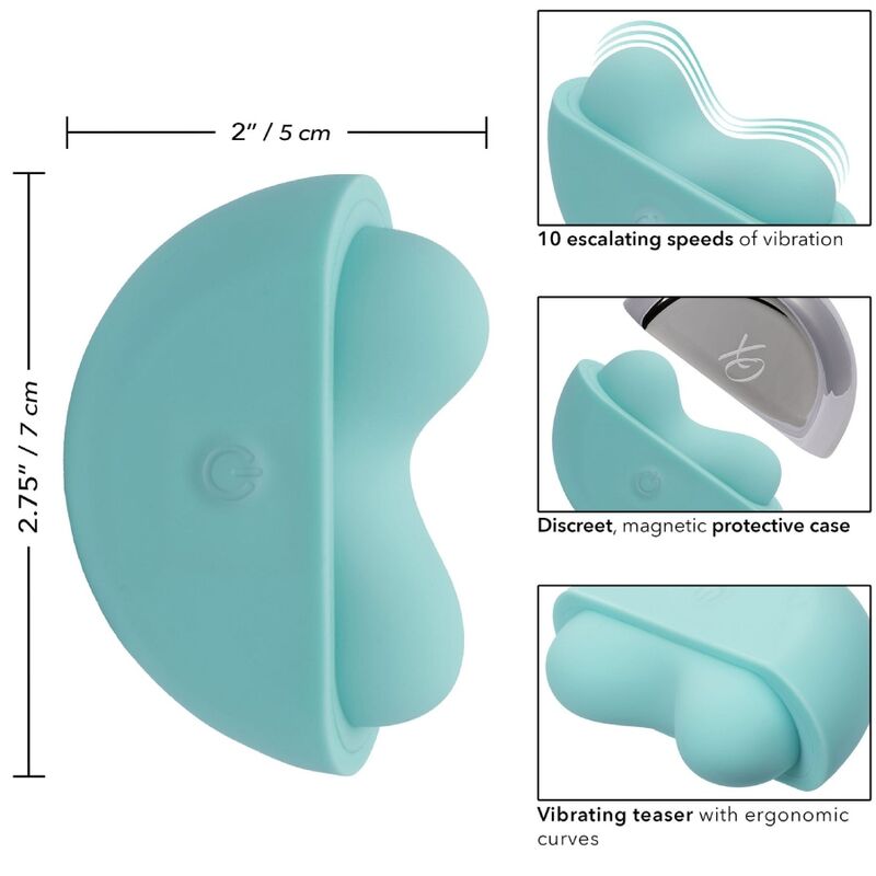 CALEXOTICS - OVATION APPLAUSE STIMULATOR AQUA GREEN – Bild 4