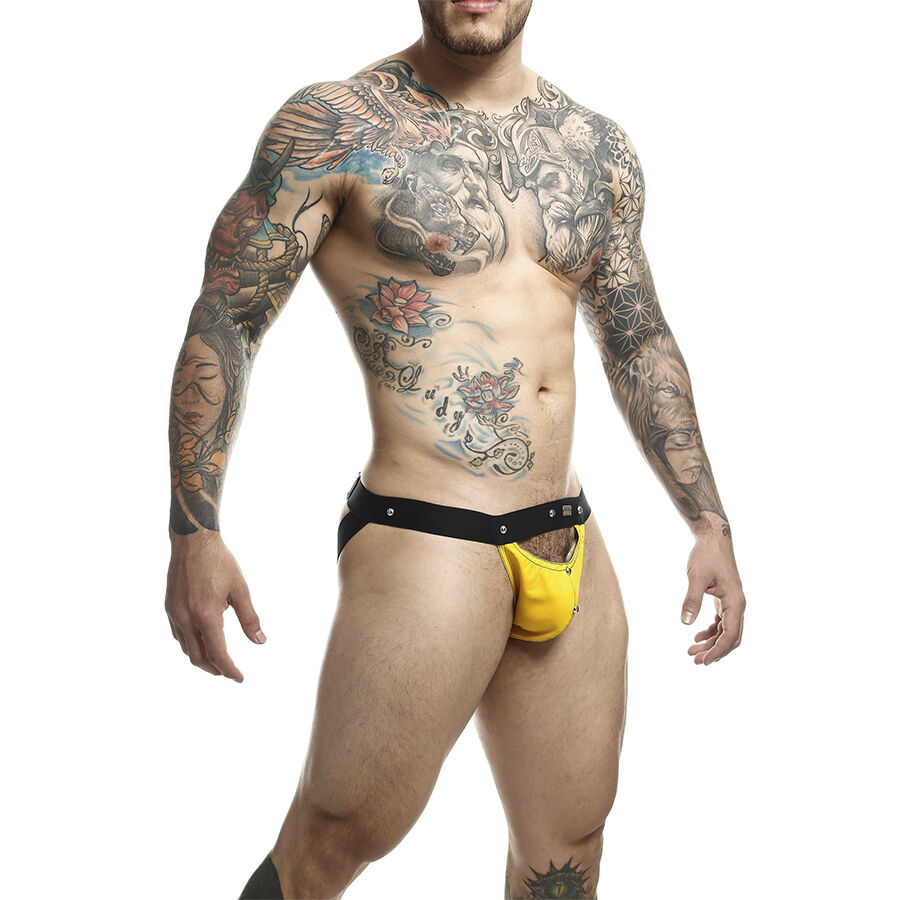 MOB - DNGEON JOCKSTRAP GELB SPORTSMAN EINE GRÖSSE – Bild 3