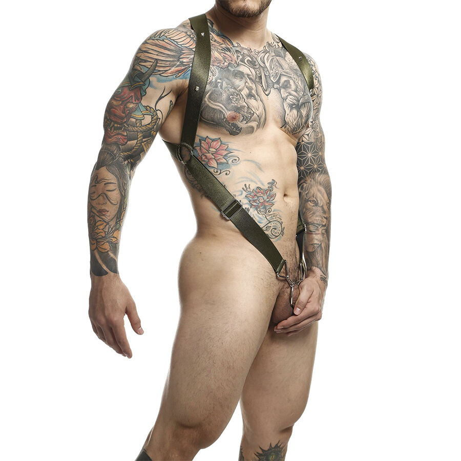 MOB - DNGEON CROSS BACK HARNESS GRÜN EINHEITSGRÖSSE – Bild 5