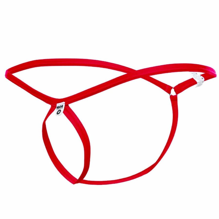 MOB - TANGA ROJO CON FORMA DE LAGRIMA TALLA S/M – Bild 5