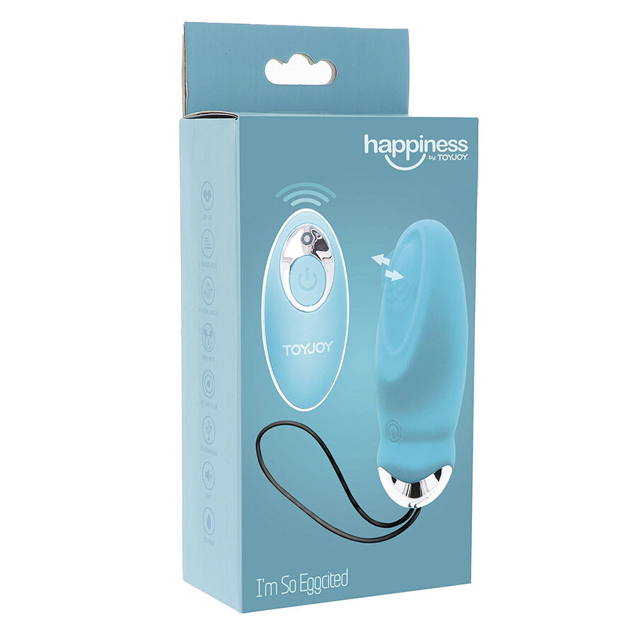 TOYJOY - HAPPINESS IM SO EGGCITED VIBRATOR FERNBEDIENUNG BLAU – Bild 6