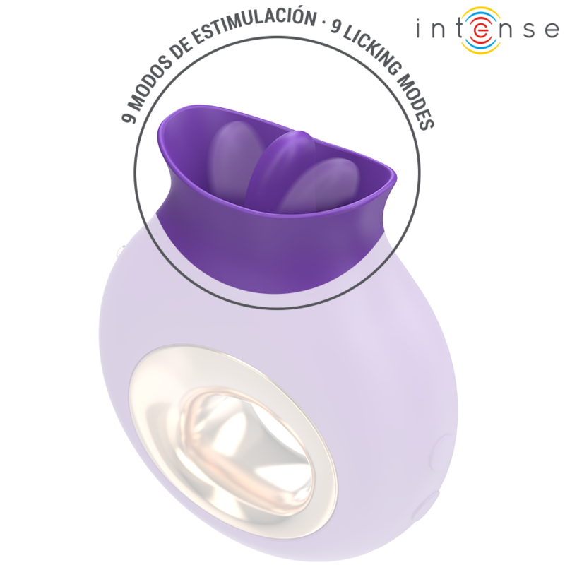 INTENSE - TULI KLITORISSTIMULATOR 9 VIBRATIONEN & 9 OSZILLATIONEN LILA – Bild 4