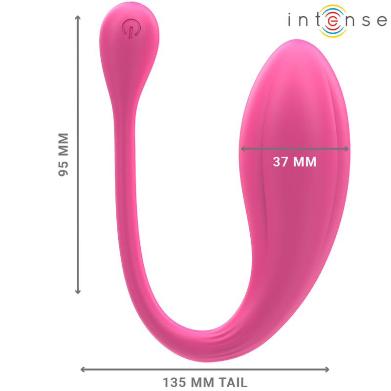INTENSE - JANICE U VIBRATOR DOPPELSTIMULATION 10 VIBRATIONEN ROSA FERNBEDIENUNG – Bild 6