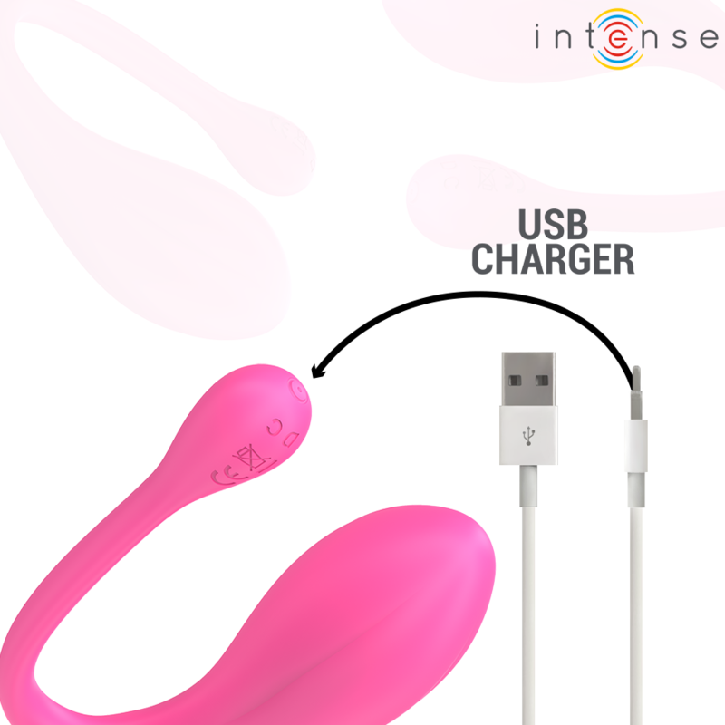 INTENSE - JANICE U VIBRATOR DOPPELSTIMULATION 10 VIBRATIONEN ROSA FERNBEDIENUNG – Bild 7