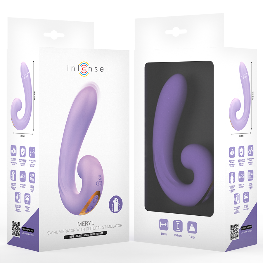 INTENSE - MERYL DOPPELVIBRATION KLITORISSTIMULATOR – Bild 5