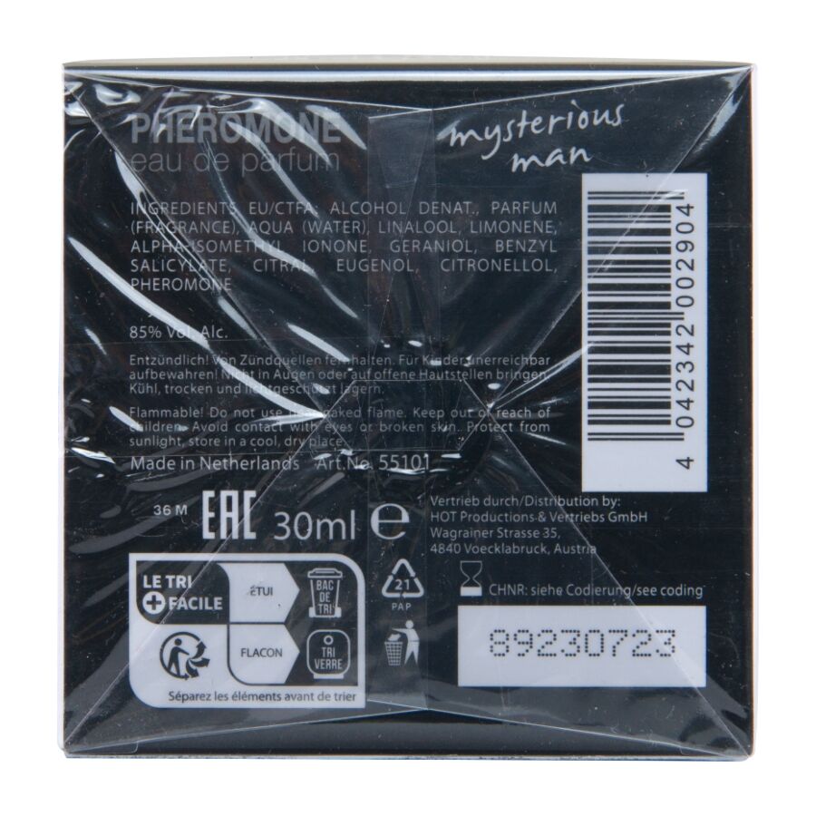 HOT - PHEROMONPARFUM LONDON MYSTERIOUS MAN 30 ML – Bild 6