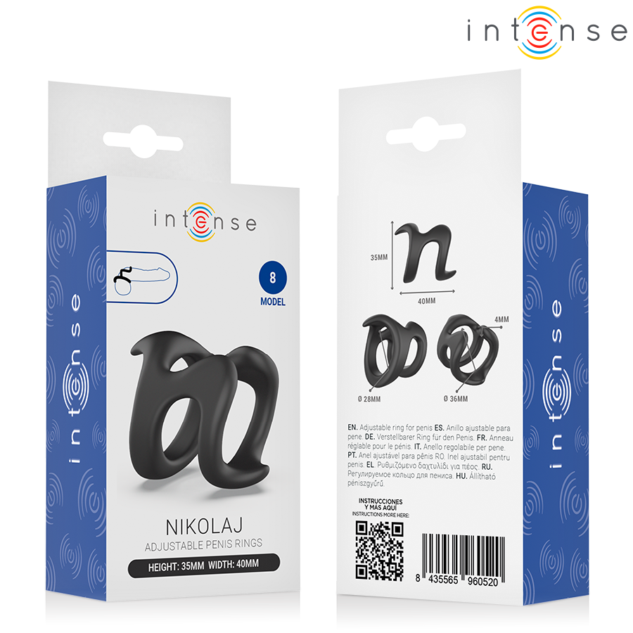 INTENSE - NIKOLAJ ANILLO AJUSTABLE MODELO 8 – Bild 4