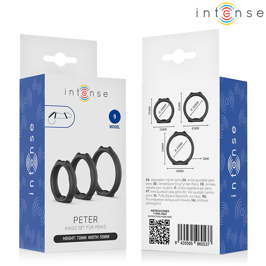 INTENSE - PETER SET DE 3 ANILLOS MODELO 9 – Bild 5