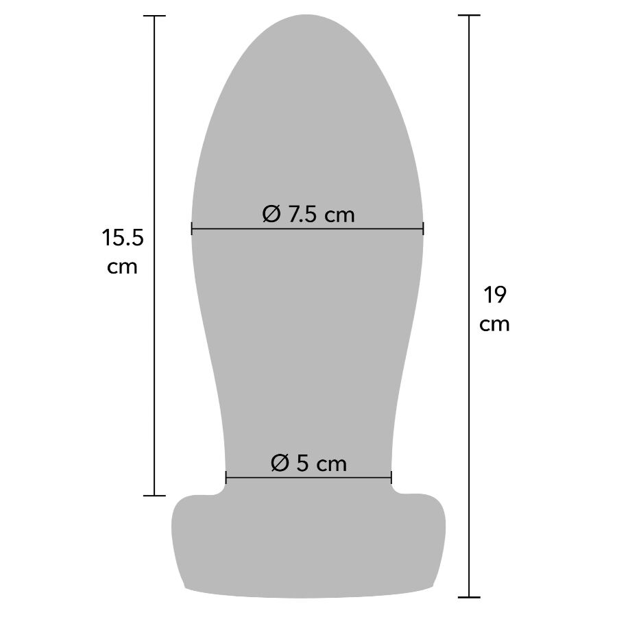 HIDDEN DESIRE - EXTREME HEAVY STRETCHER ANALPLUG XL – Bild 3