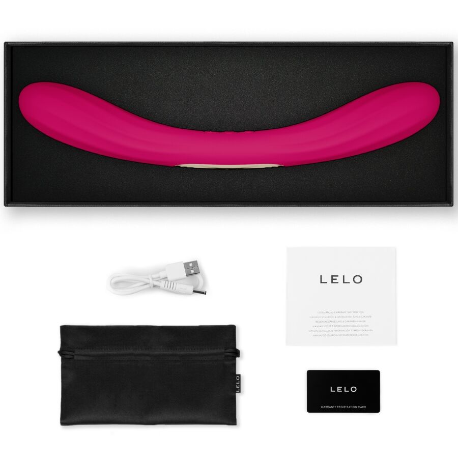 LELO - BOOMERANG DOPPELENDER VIBRATOR KIRSCH – Bild 3