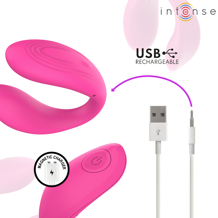 INTENSE - NORA VIBRATIONSKLEMMENSTIMULATOR PINK – Bild 5