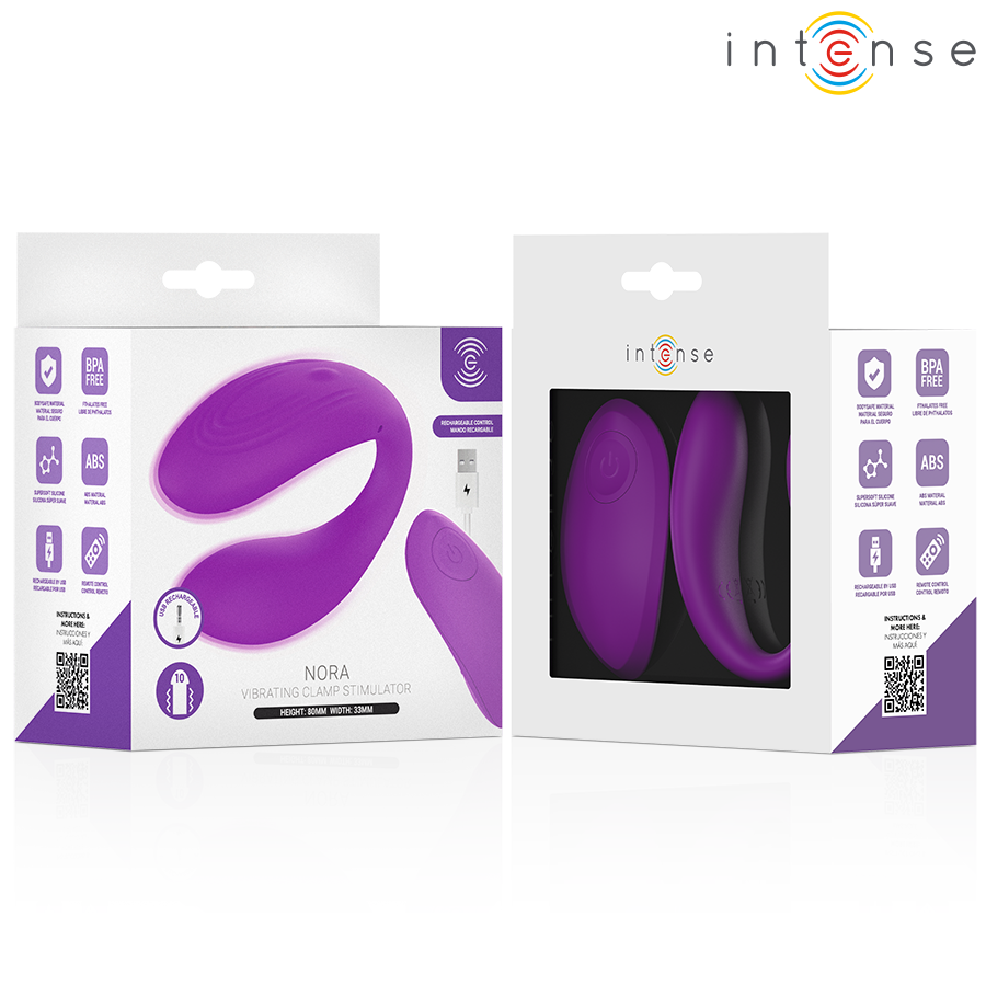 INTENSE - NORA VIBRATIONSKLEMMENSTIMULATOR LILA – Bild 5