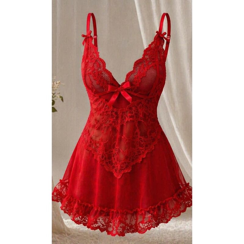 LIVCO CORSETTI FASHION - NUIT SET T-SHIRT + ROTER STOß 2028 S/M – Bild 3