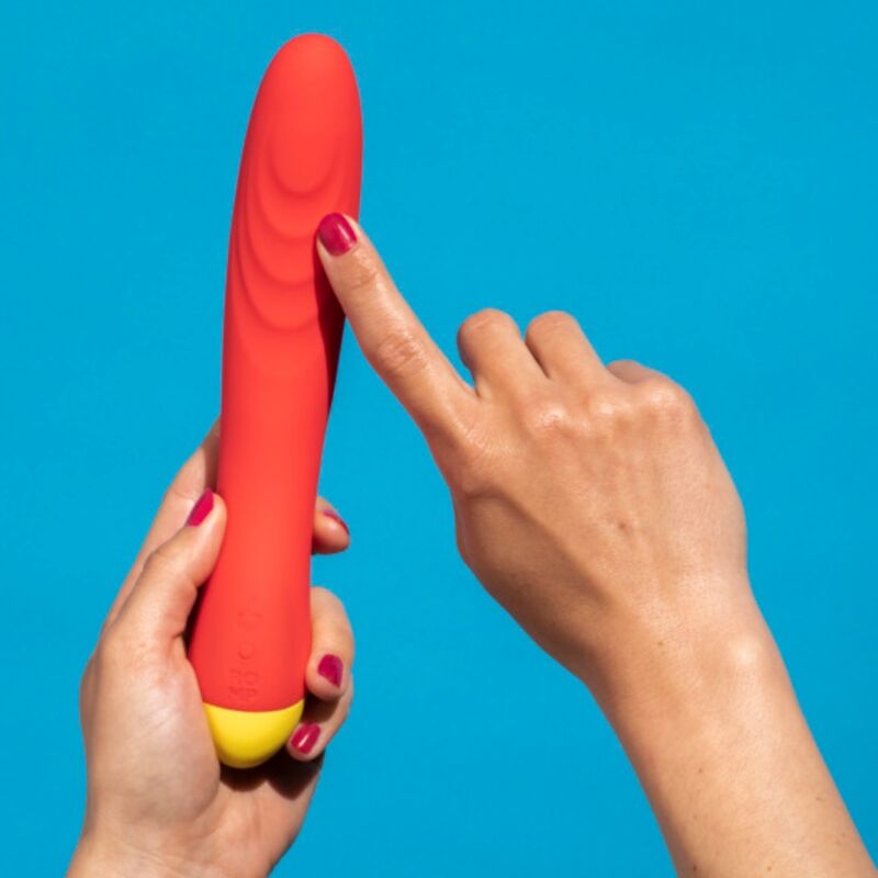 ROMP - HYPE Multifunktions-G-Punkt-Vibrator Rot – Bild 3