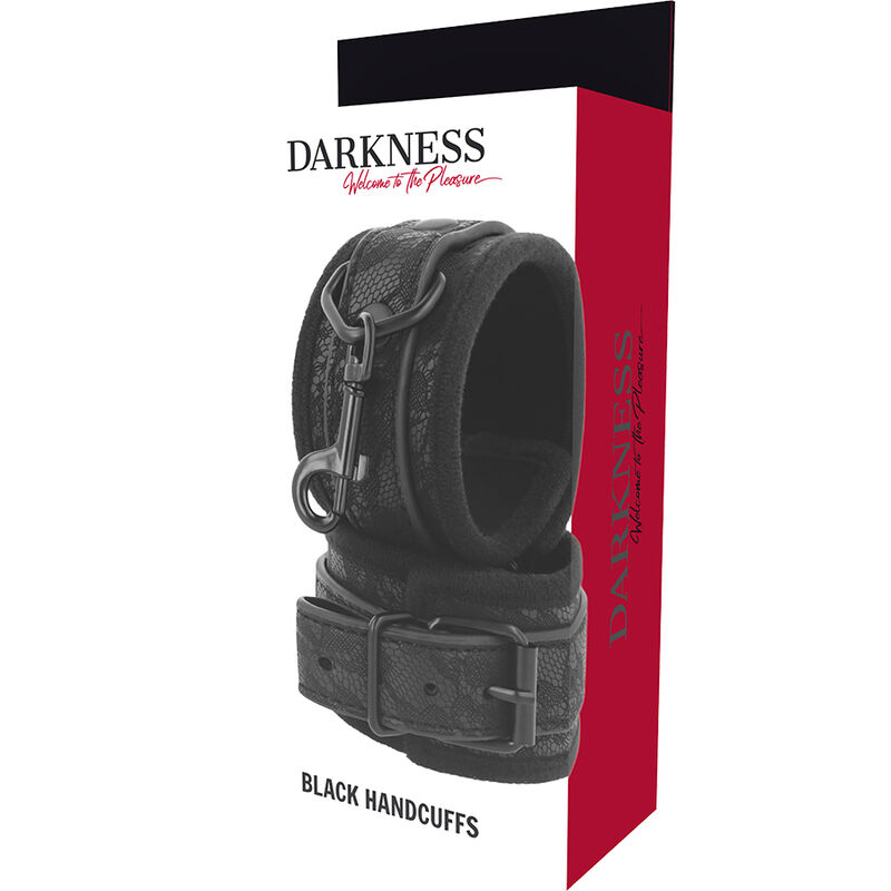 DARKNESS - LUXUS-BDSM-HANDSCHELLEN IN SCHWARZ – Bild 3
