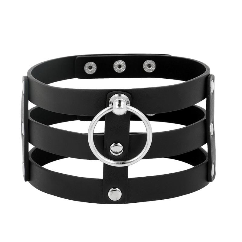 COQUETTE CHIC DESIRE - VEGANES LEDER-HALSBAND IM FETISCH-STIL – Bild 3