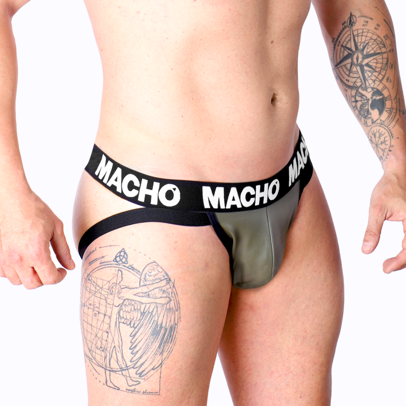 MACHO MX27GR JOCK GRAY BEIGE LEATHER S – Bild 6