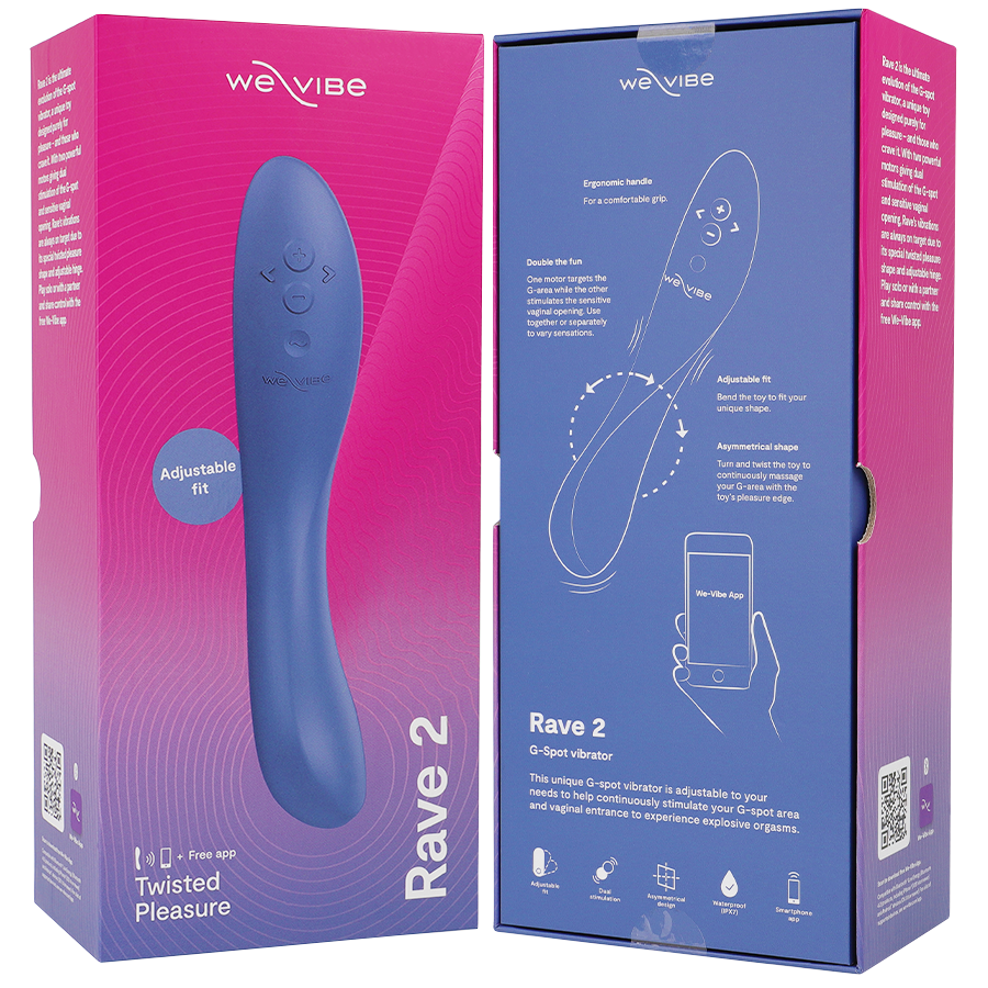 WE-VIBE - RAVE 2 VIBRADOR PUNTO G AZUL – Bild 4