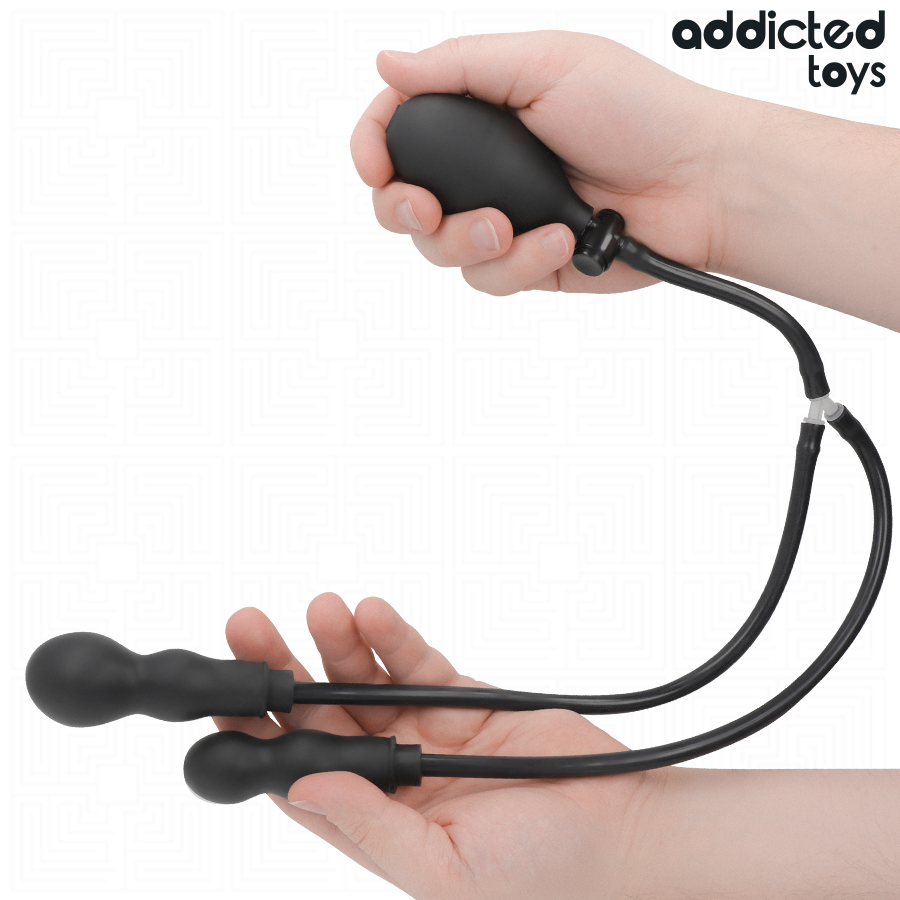 ADDICTED TOYS - AUFBLASBARER DOPPEL-ANTISKLOPF MODELL 1 – Bild 4