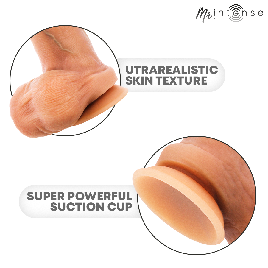 MR INTENSE - BRUCE M ULTRA-REALISTISCHER PENIS MIT HODEN 20 CM -Ø- 4,5 CM – Bild 7