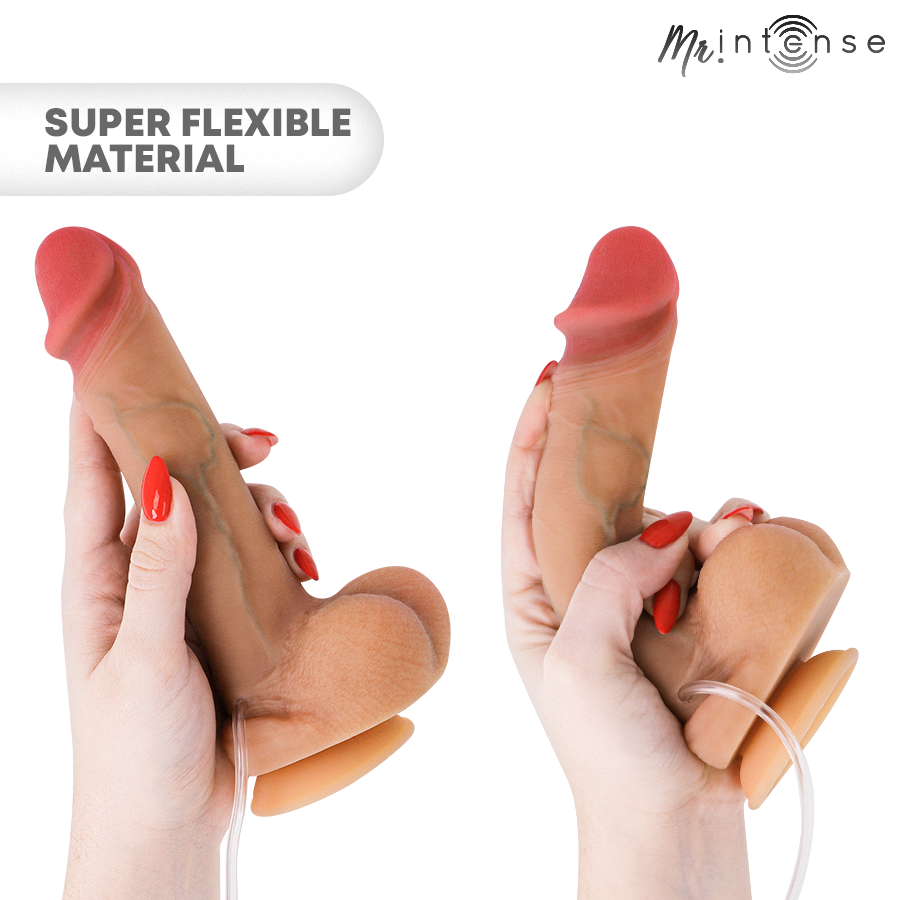 MR INTENSE - DANNY ULTRA-REALISTISCHER SPRITZER-PENIS MIT HODEN 20,5 CM -Ø- 4 CM – Bild 5