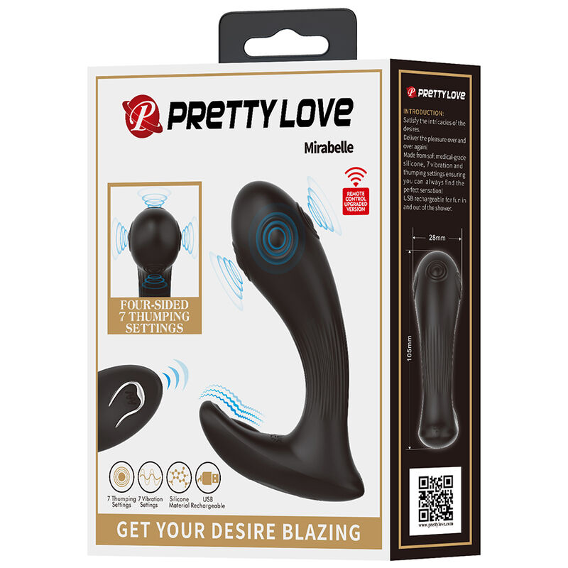PRETTY LOVE - MIRABELLE PROSTATAVIBRATOR MIT FERNBEDIENUNG – Bild 8