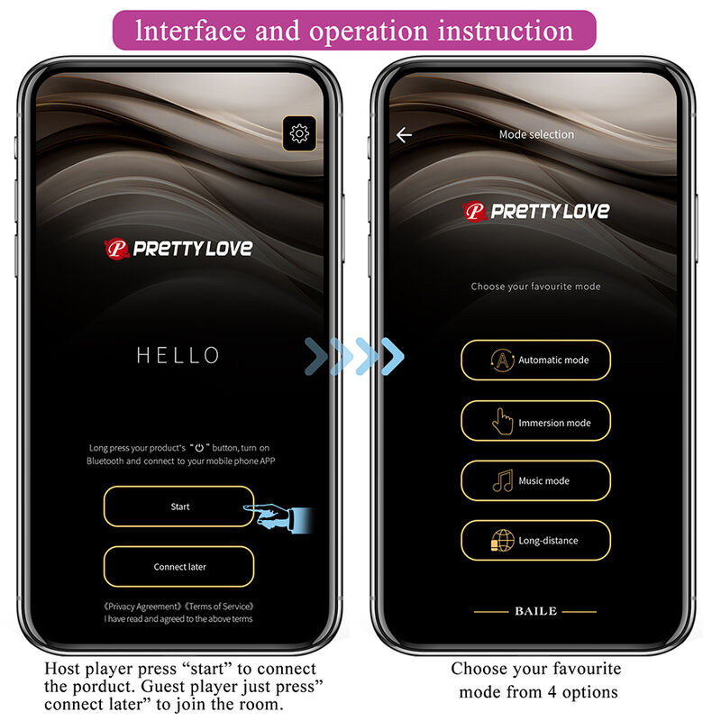 PRETTY LOVE - KLAY STOSS-EI-VIBRATOR, APP-STEUERUNG, LILA – Bild 10