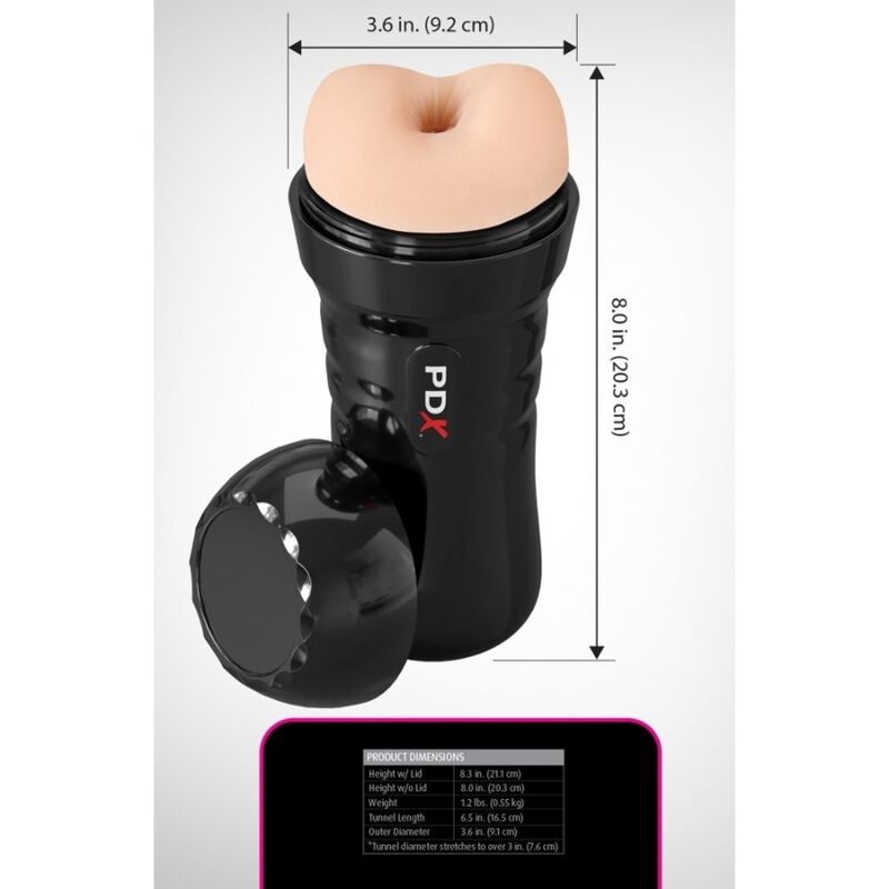 PDX EXTREME - WET BUSSIES SUPER BANGIN' BUTTHOLE ANAL STROKER 20,8 CM – Bild 4
