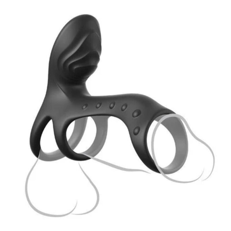 FANTASY C-RINGZ – ULTIMATIVER PAAR-CAGE-PRO-VIBRATIONS-PENISRING 19,5 CM – Bild 5