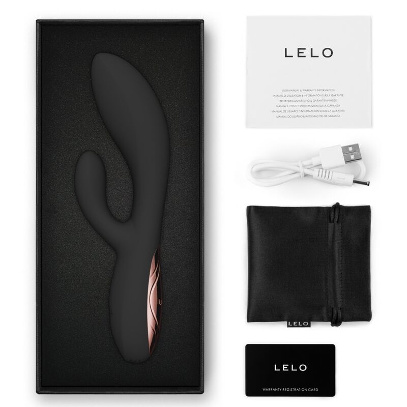 LELO - INA THRUST RABBIT STOSSVIBRATOR SCHWARZ – Bild 9