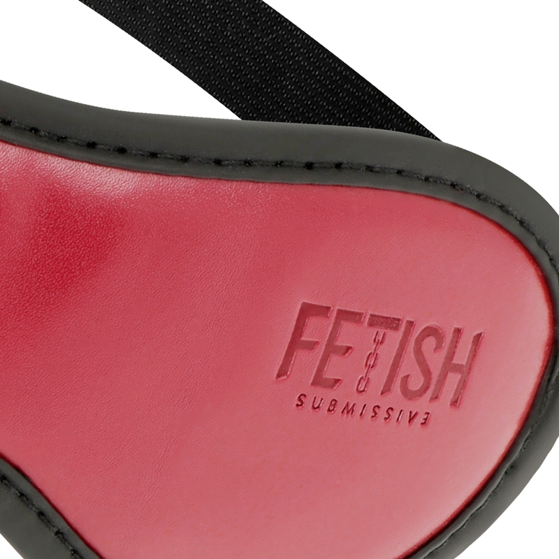 FETISH SUBMISSIVE DARK ROOM - VEGANE LEDERMASKE MIT NEOPRENFUTTER – Bild 3