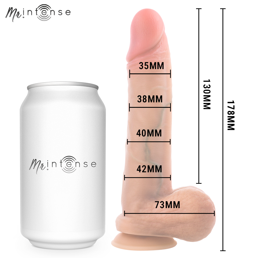MR INTENSE – GARY S ULTRAREALISTISCHER SILIKON-PENIS MIT HODEN 17,8 CM – Ø – 4,2 CM – Bild 5