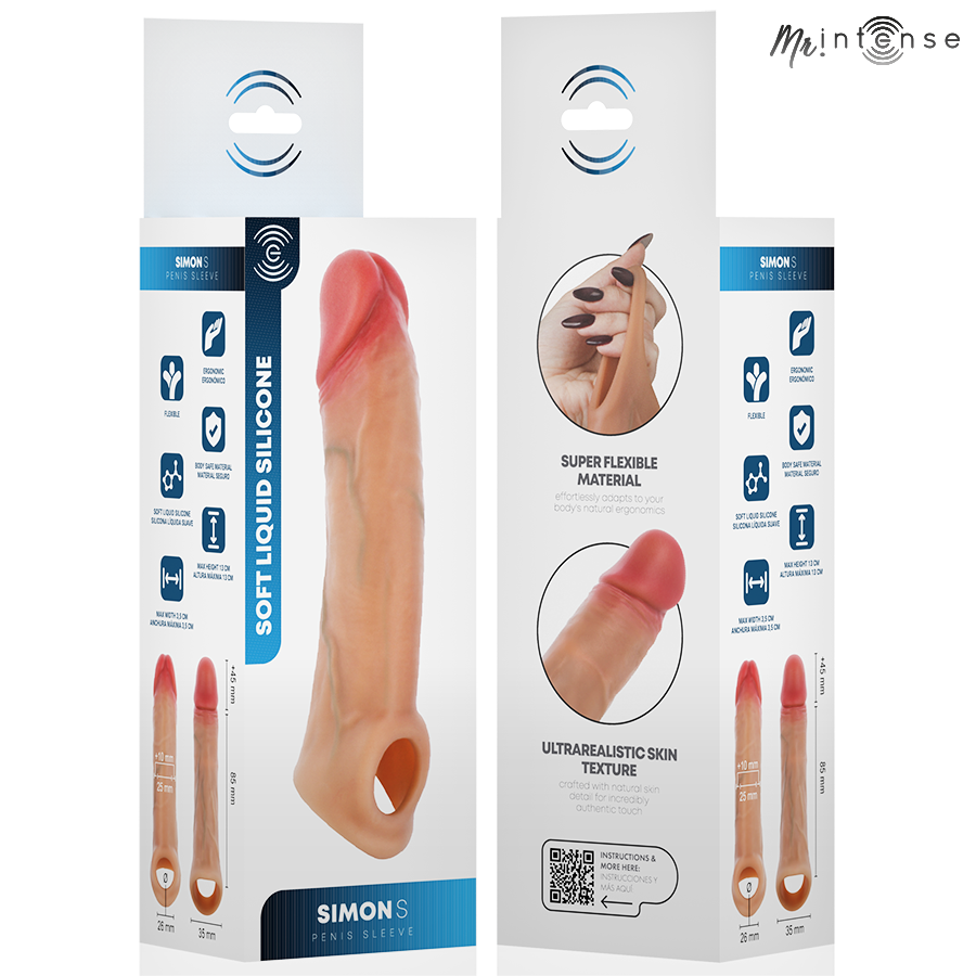 MR INTENSE - SIMON S SILIKON-PENISSCHUTZ 13 CM -Ø- 4 CM – Bild 6