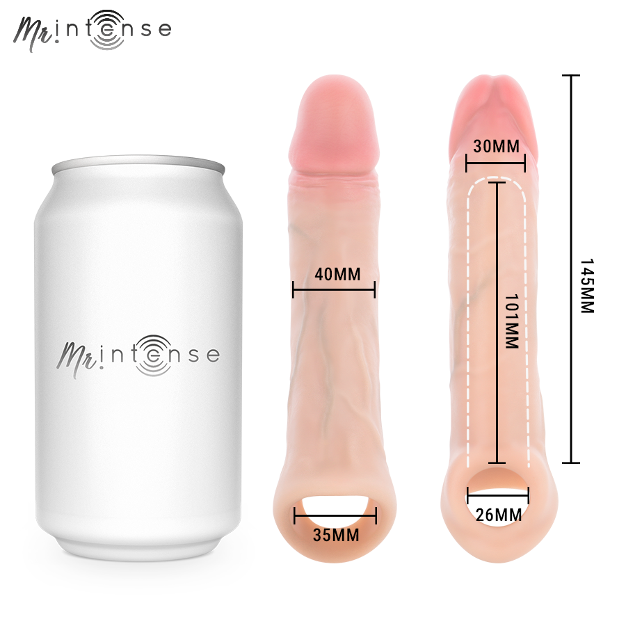 MR INTENSE - SIMON M SILIKON-PENISHÜLLE 14,5 CM -Ø- 4 CM – Bild 6