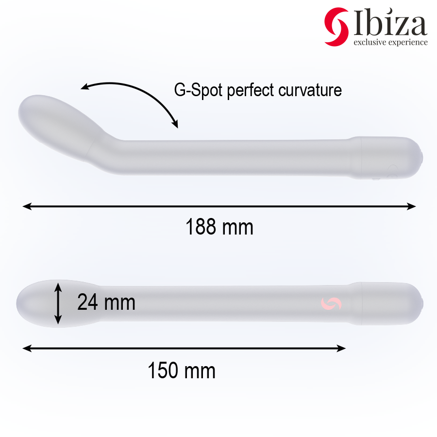 IBIZA - SCHWARZER G-PUNKT-VIBRATOR MIT VIBRATION – Bild 6