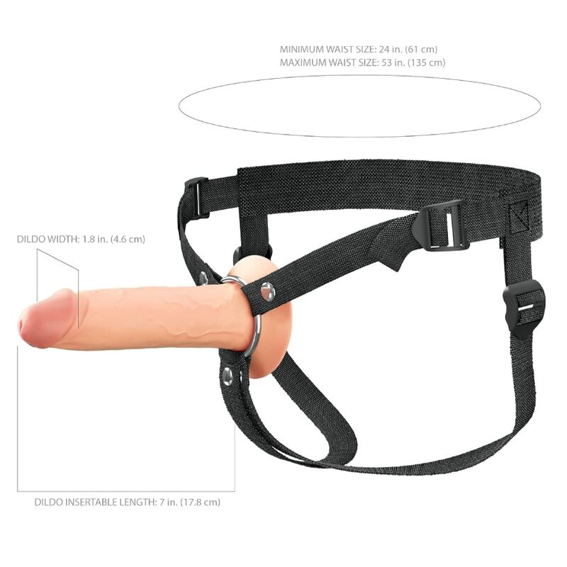 FANTASY X-TENSIONS ELITE - 20,3 CM HOHL-SILIKON-STRAP-ON – Bild 5