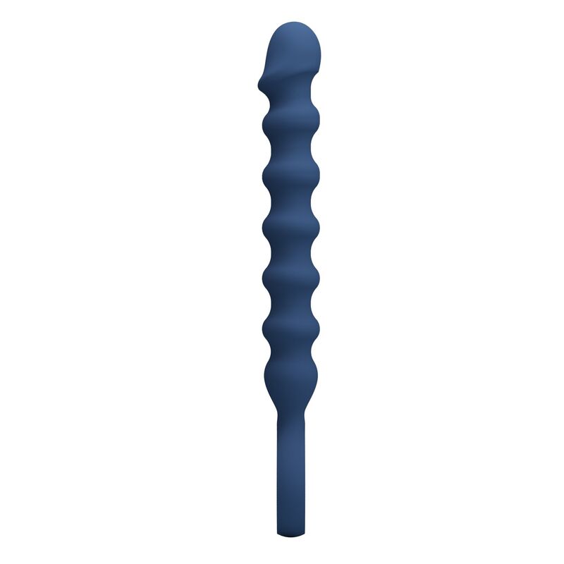 MR PLAY – BLAUE SILIKON-ANALPERLEN & ANALPLUG – Ø – 3,4 CM – 28,5 CM – Bild 8