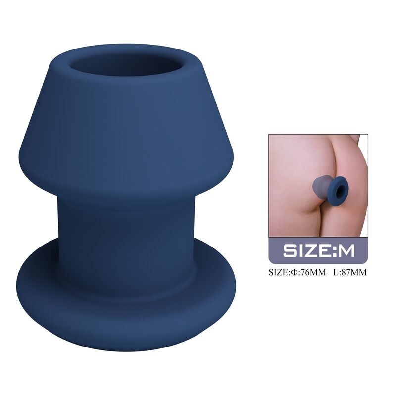 MR PLAY - JACK BLUE SILIKON-HOLZ-ANALPLUG GRÖSSE M – Bild 7