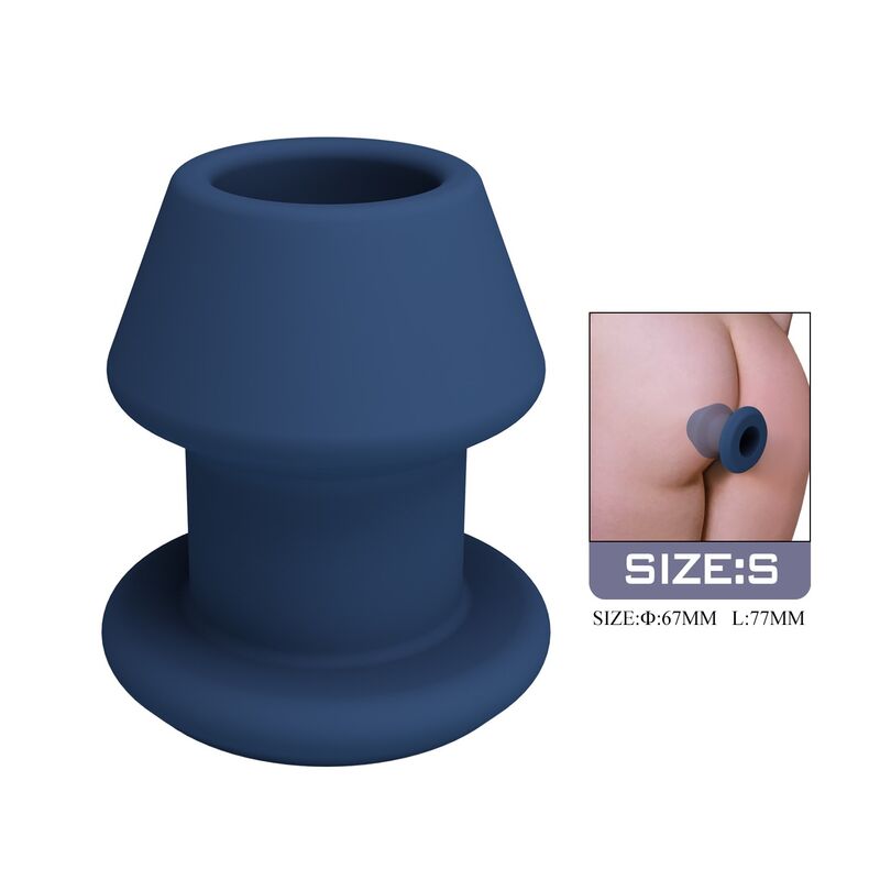 MR PLAY - JACK BLAUER SILIKON-HOLZ-ANALPLUG GRÖSSE S – Bild 6
