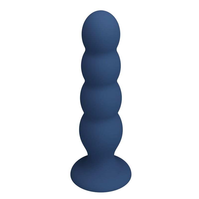 MR PLAY - ANALPLUG MIT 4 METALLKUGELN UND SAUGNAPF, BLAU – Bild 4