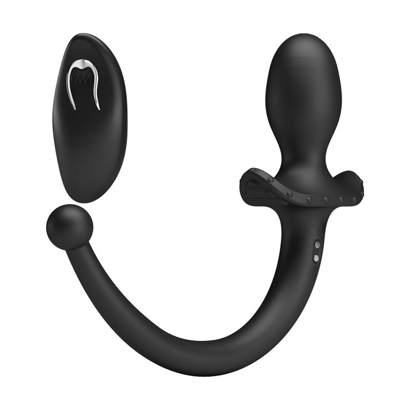 MR PLAY – KABELLOSER ANAL- UND PERINEUM-VIBRATOR MIT FERNBEDIENUNG, SCHWARZ – Bild 5