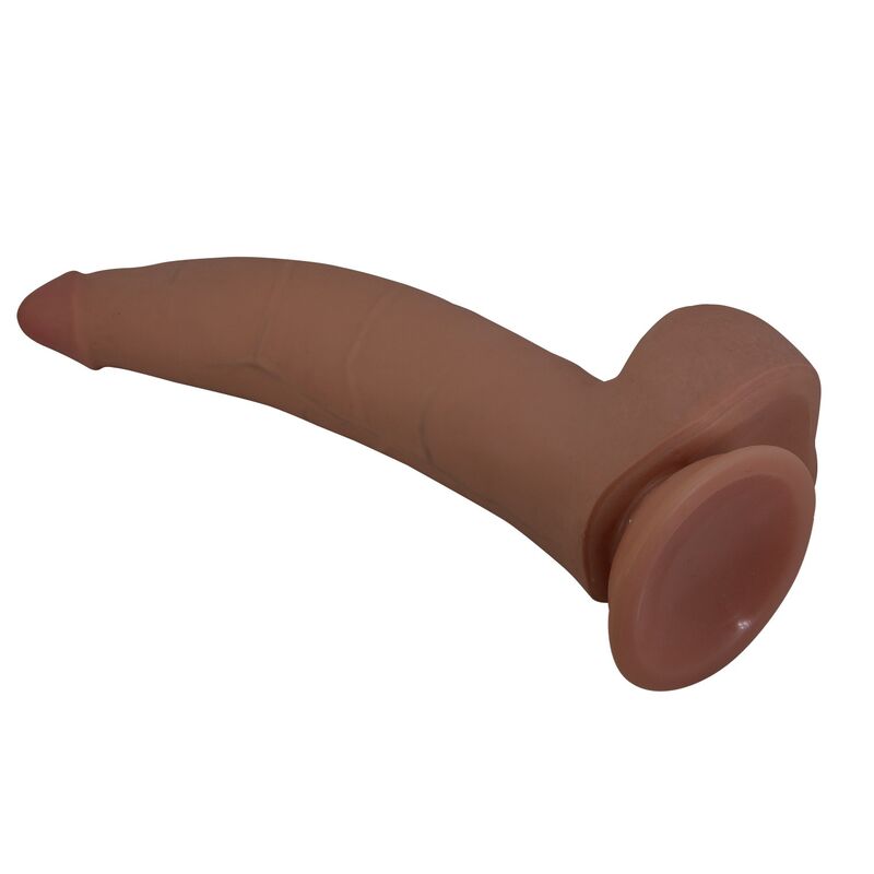 PRETTY LOVE - CUTHBERT REALISTISCHER FLEXIBLER DILDO 20 CM Ø 5 CM TPE BRAUN – Bild 5