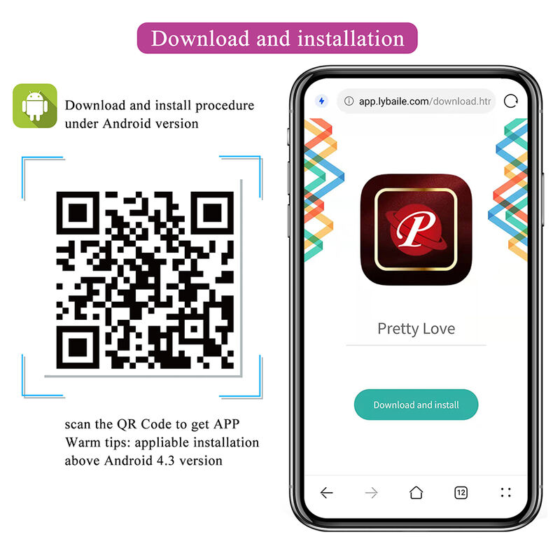 PRETTY LOVE - HAZELYNN 12-FUNKTIONEN-MASSAGEGERÄT MIT APP-STEUERUNG, PINK – Bild 9