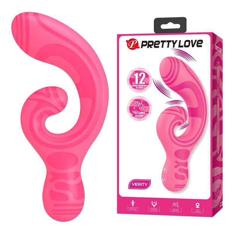 PRETTY LOVE - VERITY USB-AUFLADBARER DOPPEL-MASSAGEGERÄT – Bild 7