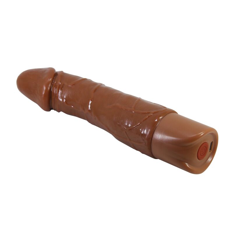 PRETTY LOVE - DONALD REALISTISCHER VIBRATOR 19,5 CM Ø 4 CM BRAUN – Bild 6