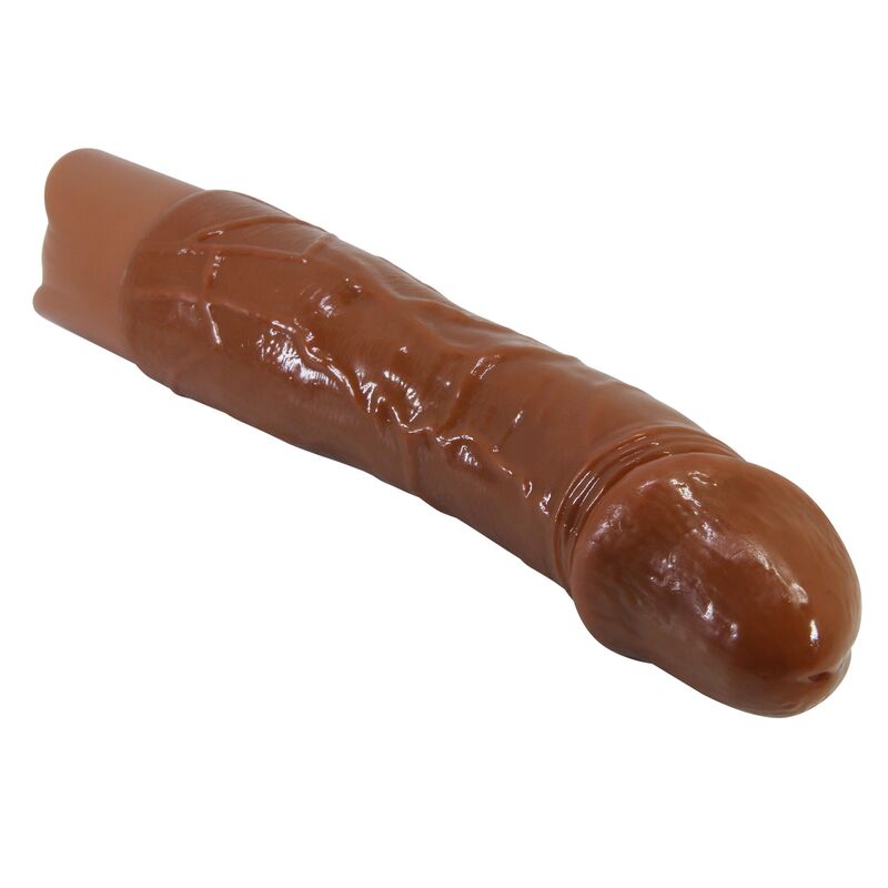 PRETTY LOVE - DONALD REALISTISCHER VIBRATOR 19,5 CM Ø 4 CM BRAUN – Bild 3