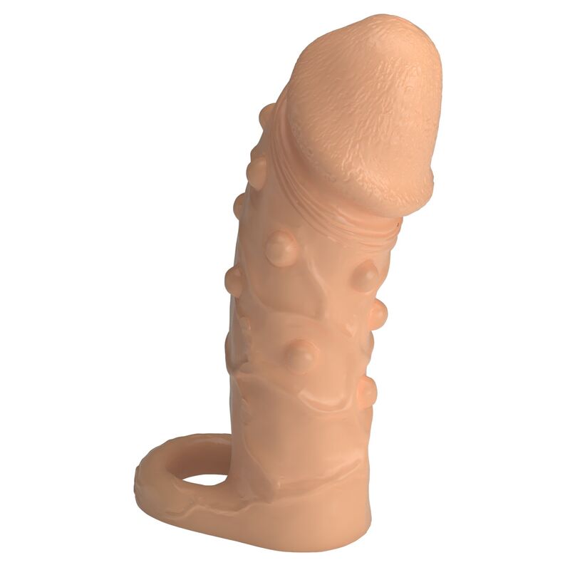 PRETTY LOVE - DORT PENISVERLÄNGERUNGSHÜLLE 14 CM Ø 4 CM NATUR – Bild 5