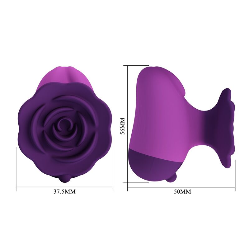 PRETTY LOVE – WIEDERAUFLADBARER KLITORASIMULATOR, 7 MODI, LILA – Bild 7