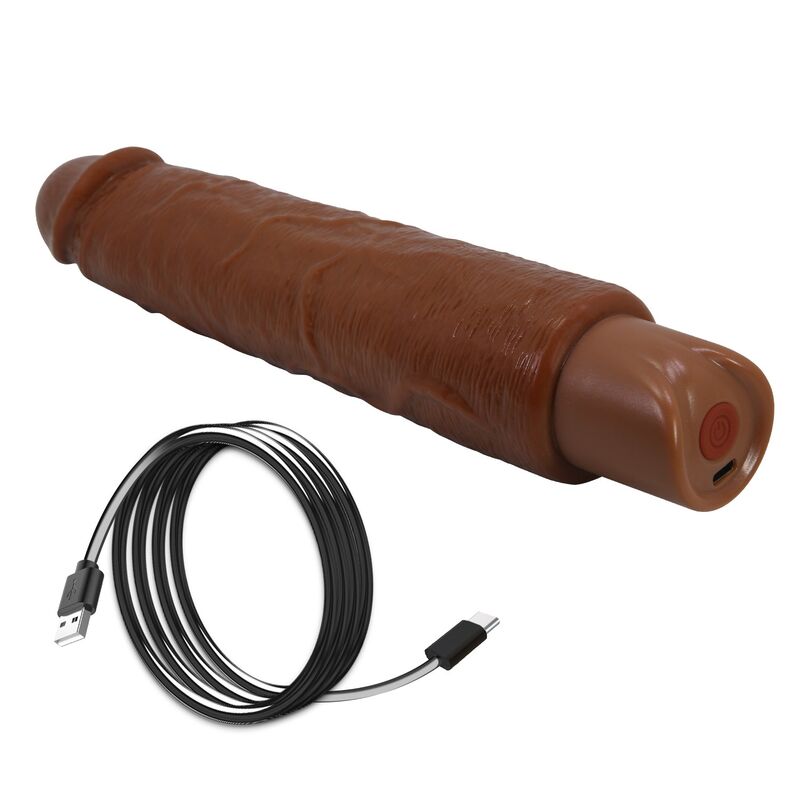 PRETTY LOVE - GAVIN REALISTISCHER VIBRATOR 25 CM Ø 5 CM BRAUN – Bild 3