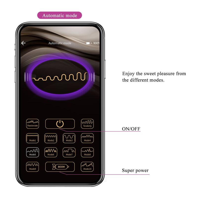 PRETTY LOVE – PULSIERENDES VIBRATIONS-EI MIT APP-STEUERUNG, 12 FUNKTIONEN, USB-AUFLADBAR, PINK – Bild 10